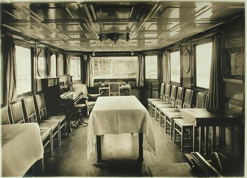 Lounge of steamer «Golovachyov»