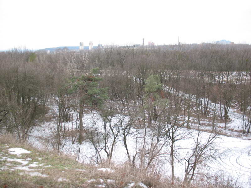 View of the main moat of Bald mountain…